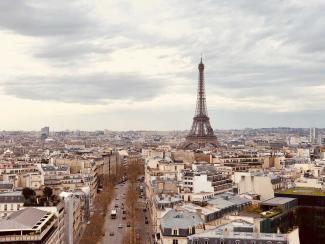 Paris skyline.